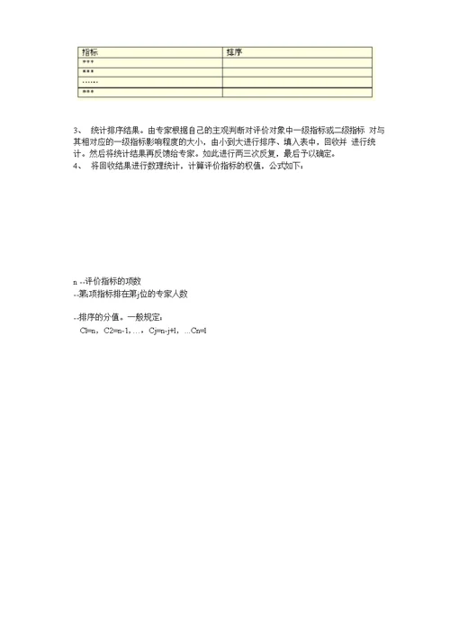 第一讲：权重确定方法