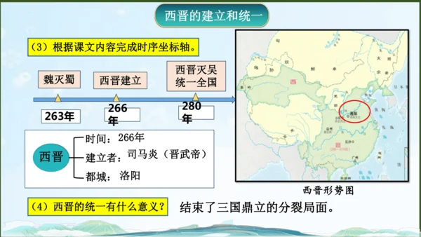 第17课 西晋的短暂统一和北方各族的内迁  课件   2024-2025学年统编版七年级历史上册
