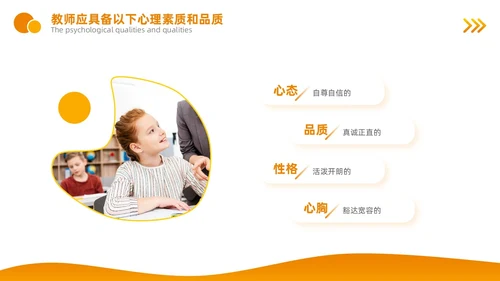 橙黄色商务风幼儿园教师岗前培训PPT