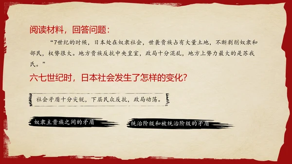 古代日本初中历史教学PPT课件