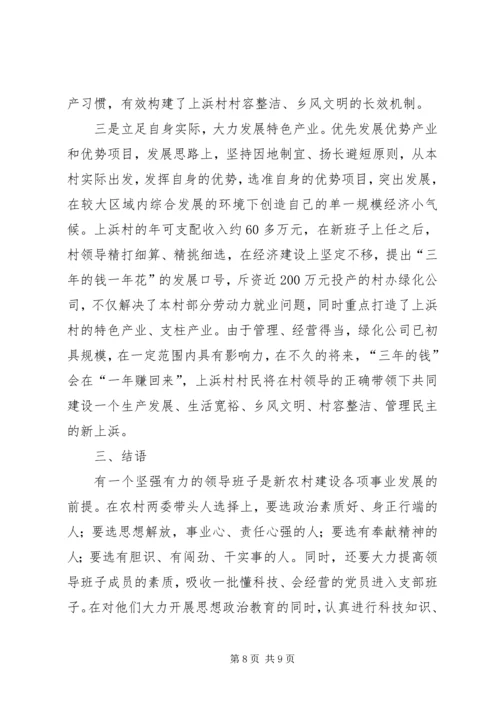 加强村级领导建设思考.docx