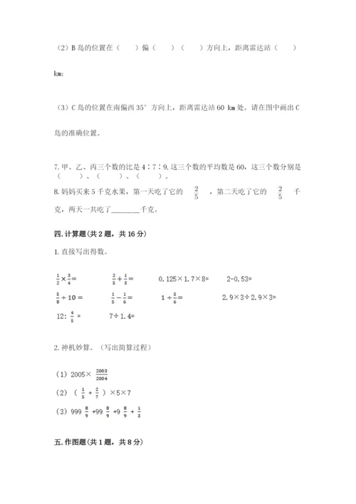 小学六年级数学上册期末卷（易错题）word版.docx