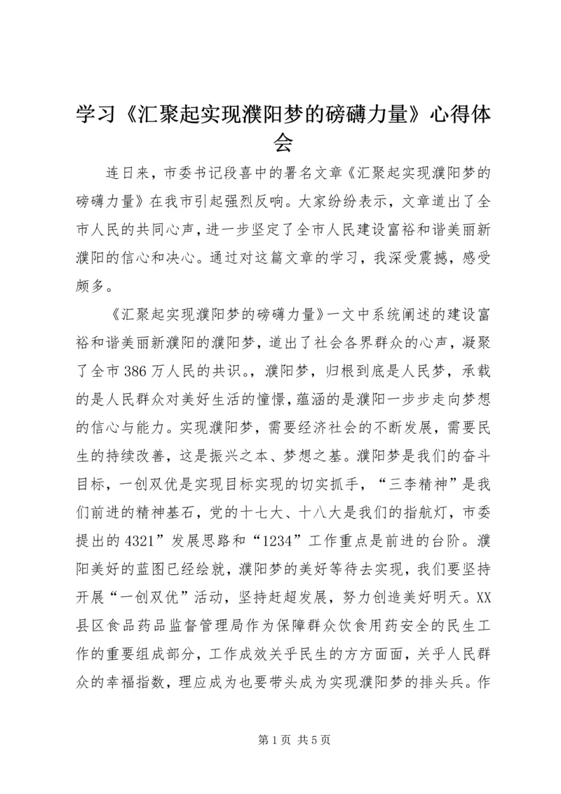 学习《汇聚起实现濮阳梦的磅礴力量》心得体会_1 (3).docx