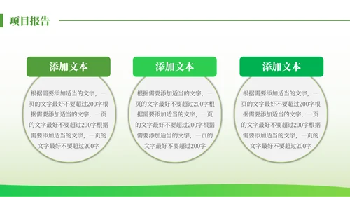 绿色发展生态农业项目报告通用PPT模板
