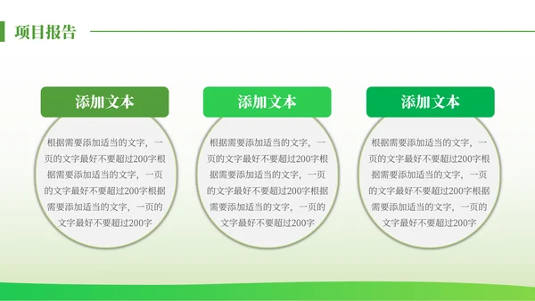 绿色发展生态农业项目报告通用PPT模板