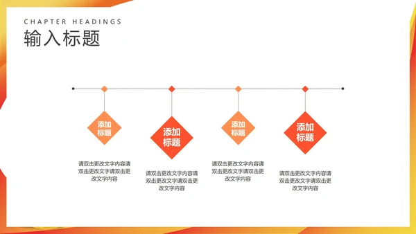 黄色简约风年终工作总结汇报PPT模板