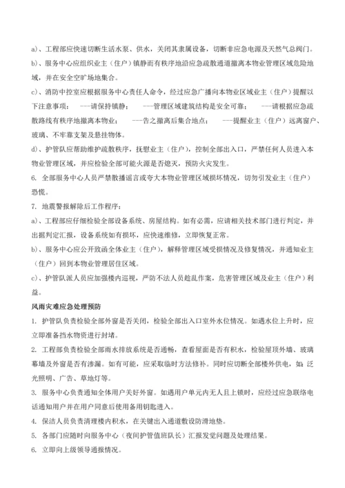 物业公司应急专题预案大全.docx