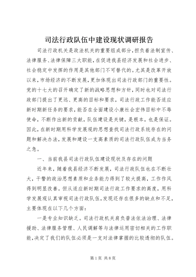 司法行政队伍中建设现状调研报告 (4).docx