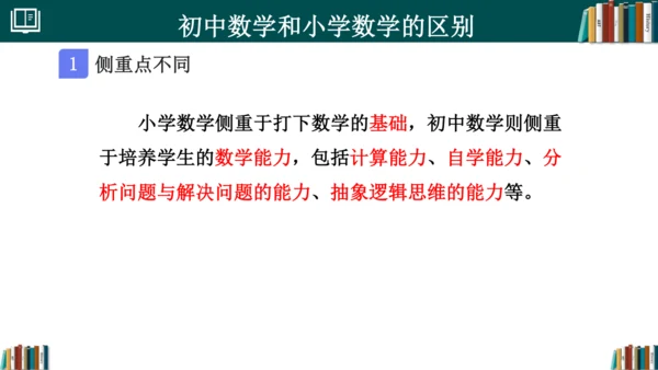 初中数学 七年级开学第一课 课件(共33张PPT)