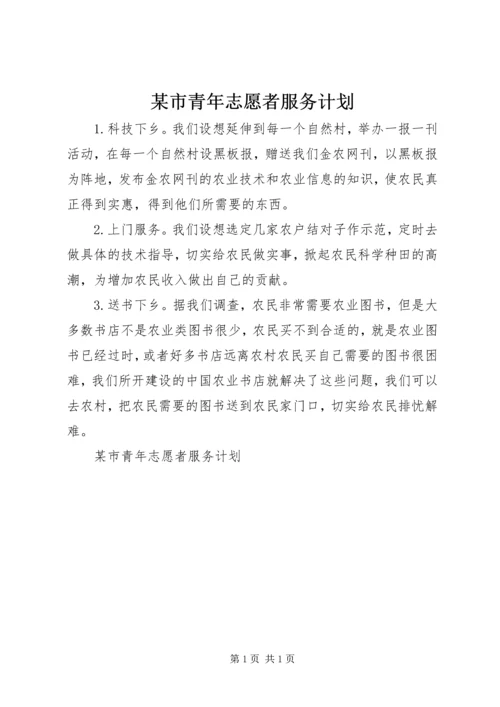 某市青年志愿者服务计划 (2).docx