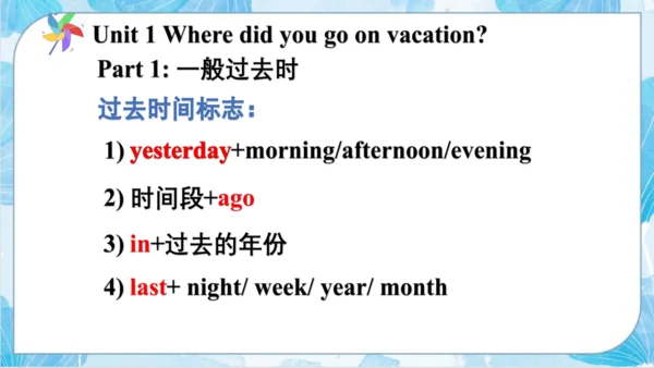 人教八年级上册英语期中1-5复习课件