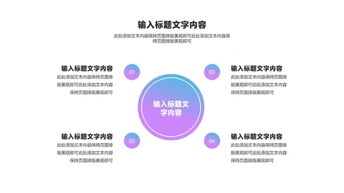 几何风渐变炫彩年终述职汇报PPT模板