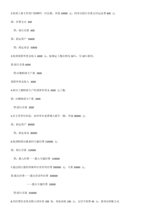 2023年川大预算会计模拟题在线作业汇总.docx