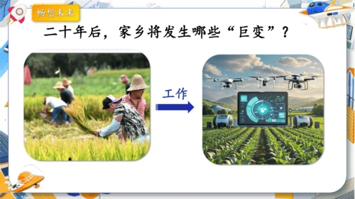 统编版2024-2025学年语文五年级上册第四单元习作指导 二十年后的家乡（课件）