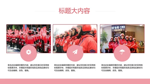 外卖ppt工作总结动态模板
