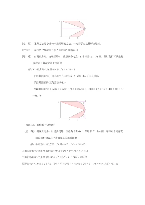 2023年小升初数学几何专题.docx