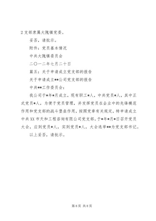 成立党支部申请书 (2).docx