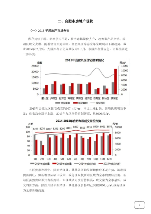 房地产经济学论文-合肥市房地产价格暴涨原因分析.docx