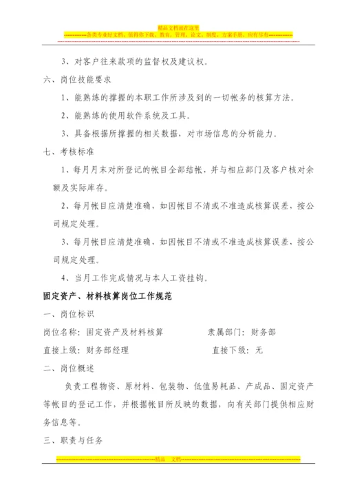 财务部岗位管理制度1号.docx