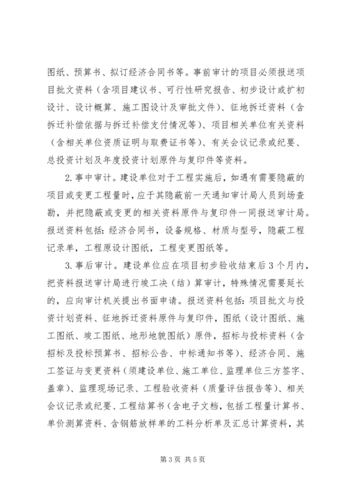 重点建设项目跟踪审计方案.docx