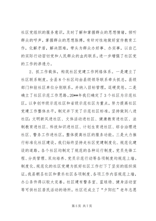 社区党建工作调研报告 (3).docx