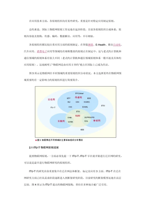 物联网重点技术重点标准.docx