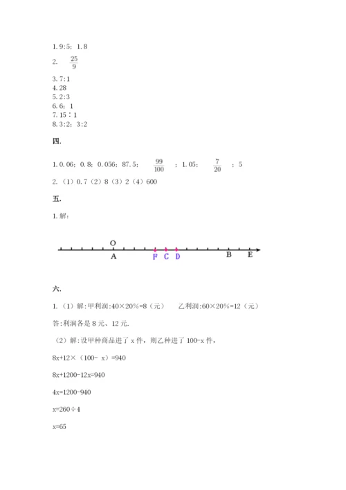 冀教版小升初数学模拟试题（各地真题）.docx