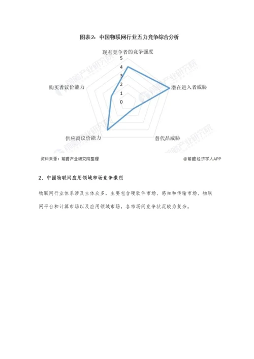 中国物联网行业市场竞争格局分析-市场竞争激烈且市场集中度有所提升.docx