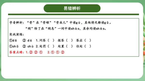 统编版2024三年级语文上册第三单元复习   课件