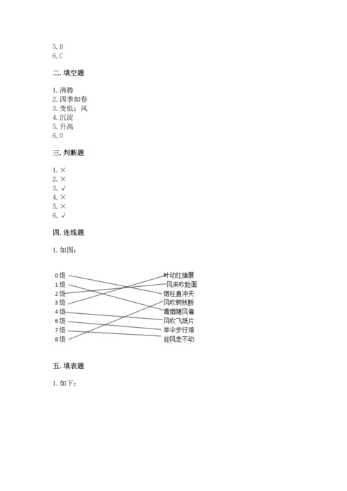 教科版三年级上册科学期末测试卷精品含答案.docx