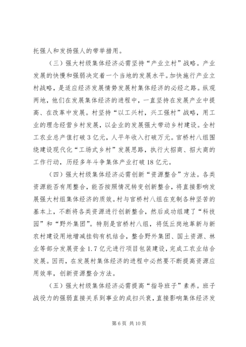 学习村级集体经济模式考察报告.docx