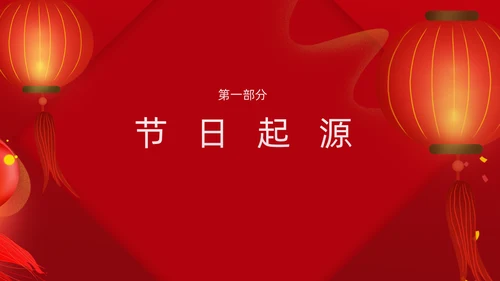 正月十五闹元宵节活动过大年PPT模板