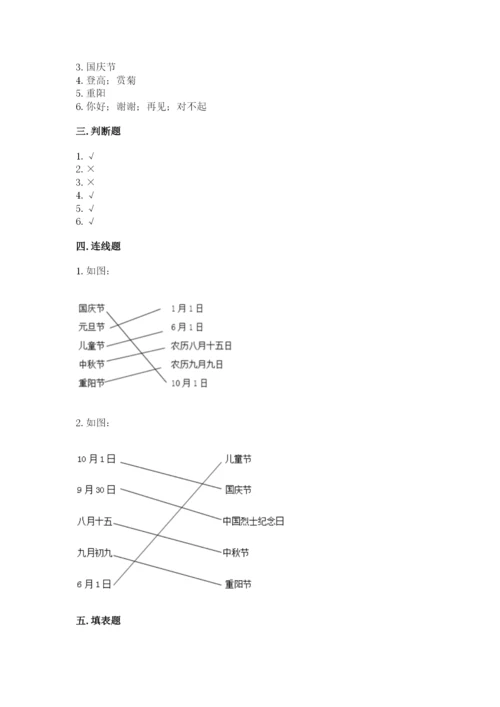 新部编版小学二年级上册道德与法治期末测试卷附答案ab卷.docx