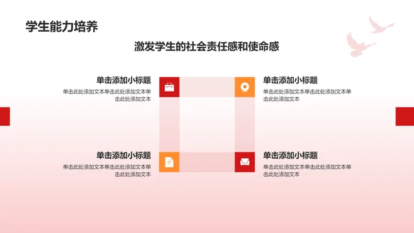 红色党政风深入学习贯彻全国两会精神PPT模板