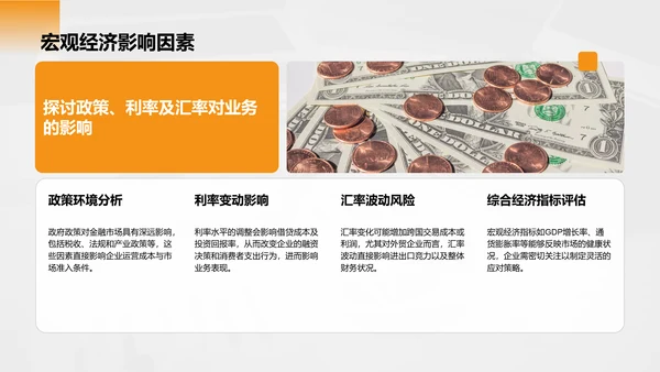 橙色商务风财务金融商业计划书PPT模板