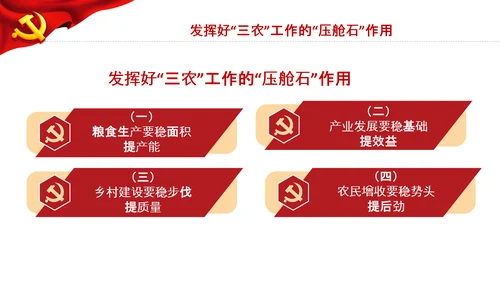 学习中央农村工作会议精神三农乡村振兴PPT
