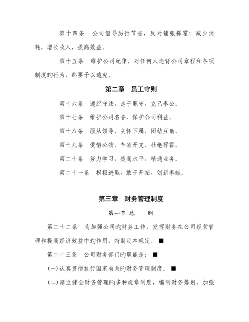 国企公司全新规章新版制度.docx