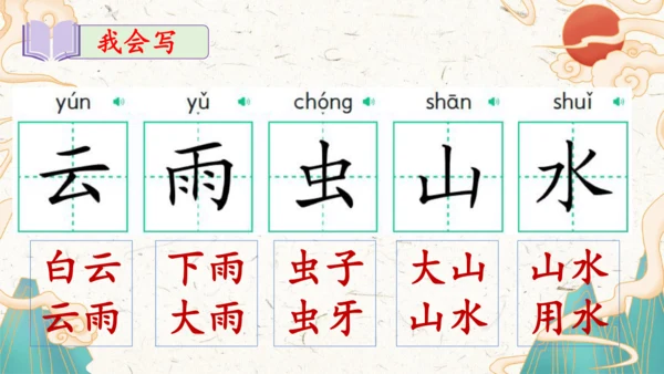 统编版语文一年级上册识字5《对韵歌》教学课件