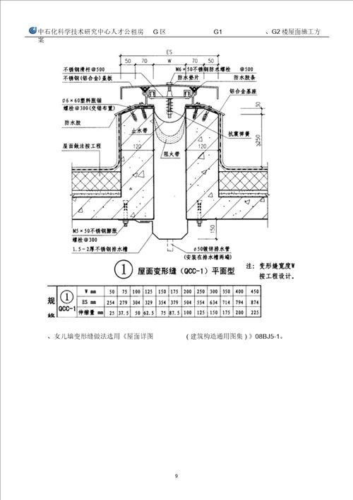 屋面施工组织设计