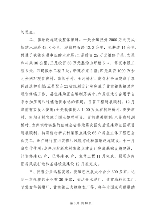 乡镇政府工作总结1.docx