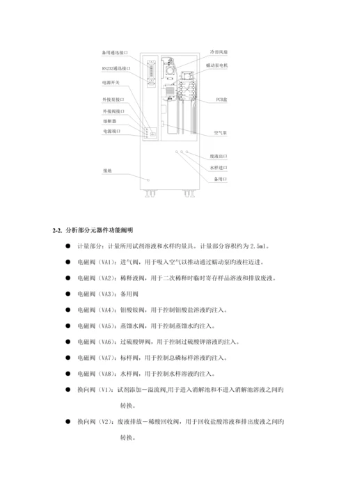 EST总磷在线监测仪使用专项说明书宜昌版.docx