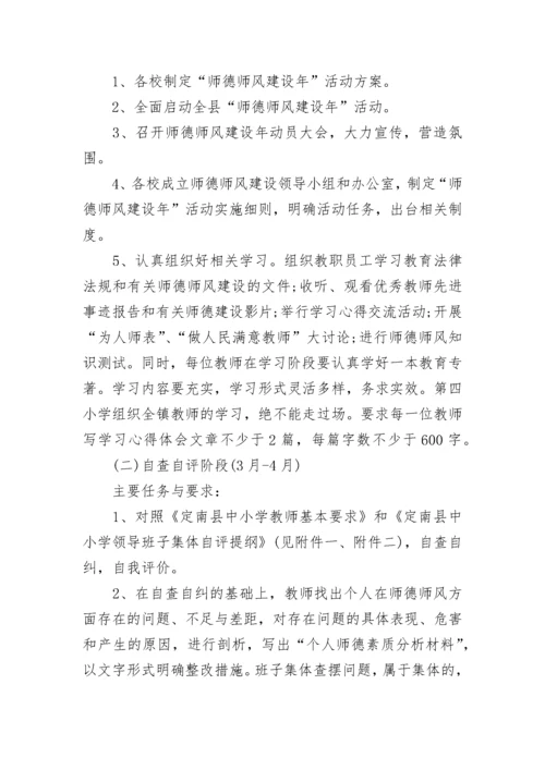 2022年师德师风建设方案.docx