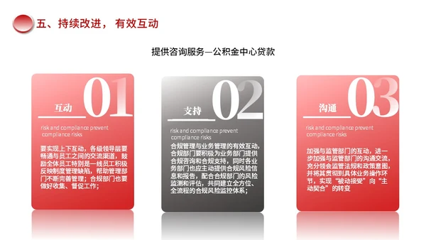 红色黑色简约商务合规风险管理PPT模板合规培训
