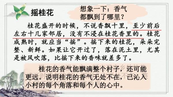 部编版五年级上册语文 3 桂花雨 课件