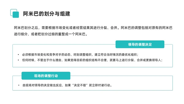 简约风阿米巴经营课件PPT模板