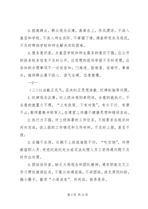 市妇女联合会开展集中整治“庸懒散贪”问题专项工作学习计划 (3).docx