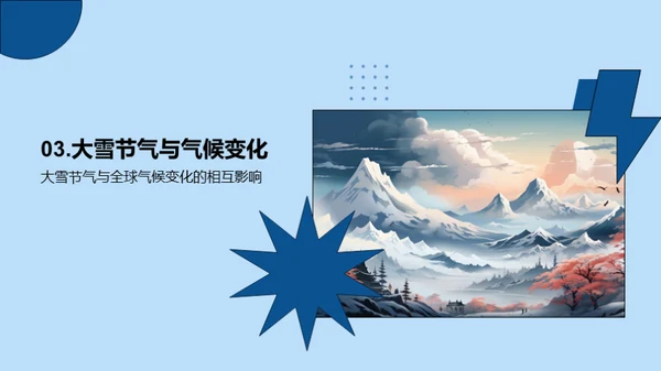 气候变迁与大雪节气