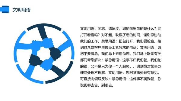 保安礼仪培训动态PPT模板