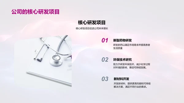 季度化学研发报告PPT模板