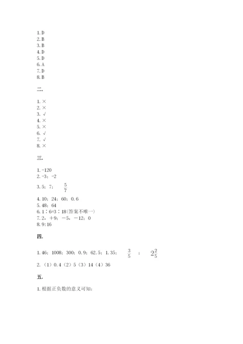 北京版数学小升初模拟试卷【夺冠】.docx